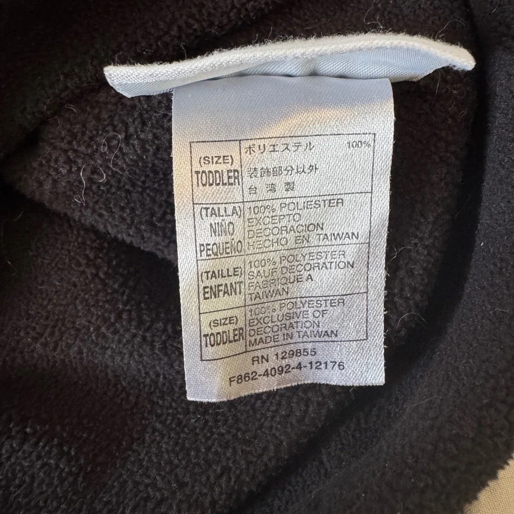 Disney Parks‎ Mickey Mouse Fleece Beanie Toddler Hat Black Ears Winter Cap